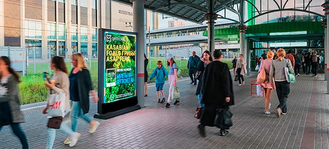 Реклама на станциях МЦК