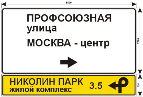 Макеты дорожных знаков для жилого комплекса НИКОЛИН ПАРК