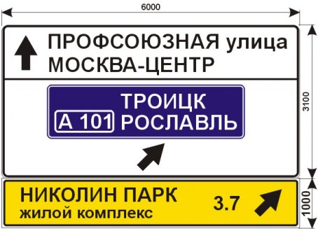Макеты дорожных знаков для жилого комплекса НИКОЛИН ПАРК