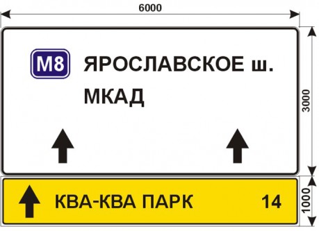 Макеты дорожных знаков для КВА-КВА парка: