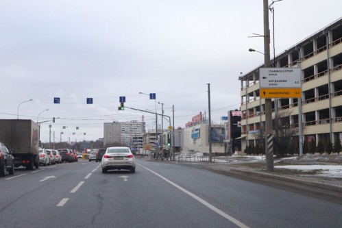 Фотоотчет по дорожным знакам для МАКДОНАЛДС на Боровском шоссе 2
