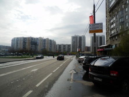 Фотоотчет по дорожным знакам для МАКДОНАЛДС в Марьино 2