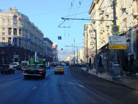 Отчет по навигации дорожного знака на Тверской улице для ФОРАБАНКА