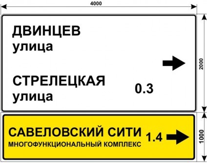 Макеты дорожных знаков для комплекса Савеловский Сити 7