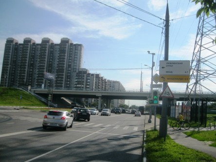 Фотоотчет по дорожному знаку для Макдоналдс на Батайском проезде