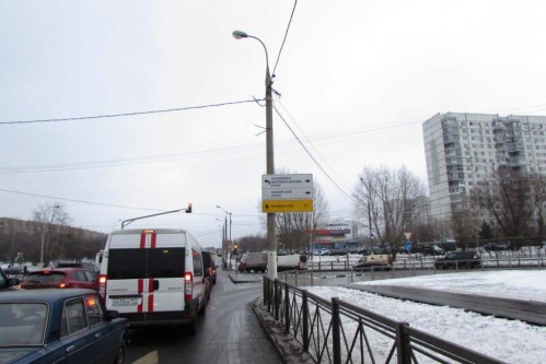 Фотоотчет по дорожным знакам для МАКДОНАЛДС на Коломенском проезде