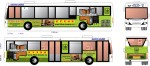 Кухни АНОНС транзитная реклама, бортовая реклама на маршрутных такси 